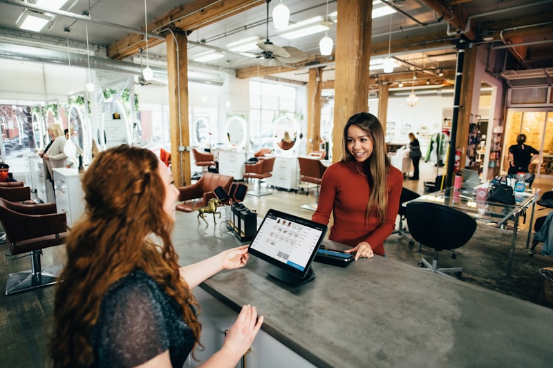 Touch POS Sales Screen